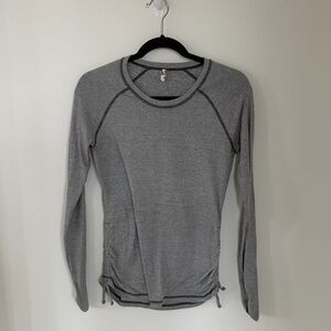 Lucy Striped Black and White Athletic Top